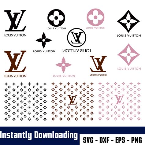 louis vuitton svg cut file.